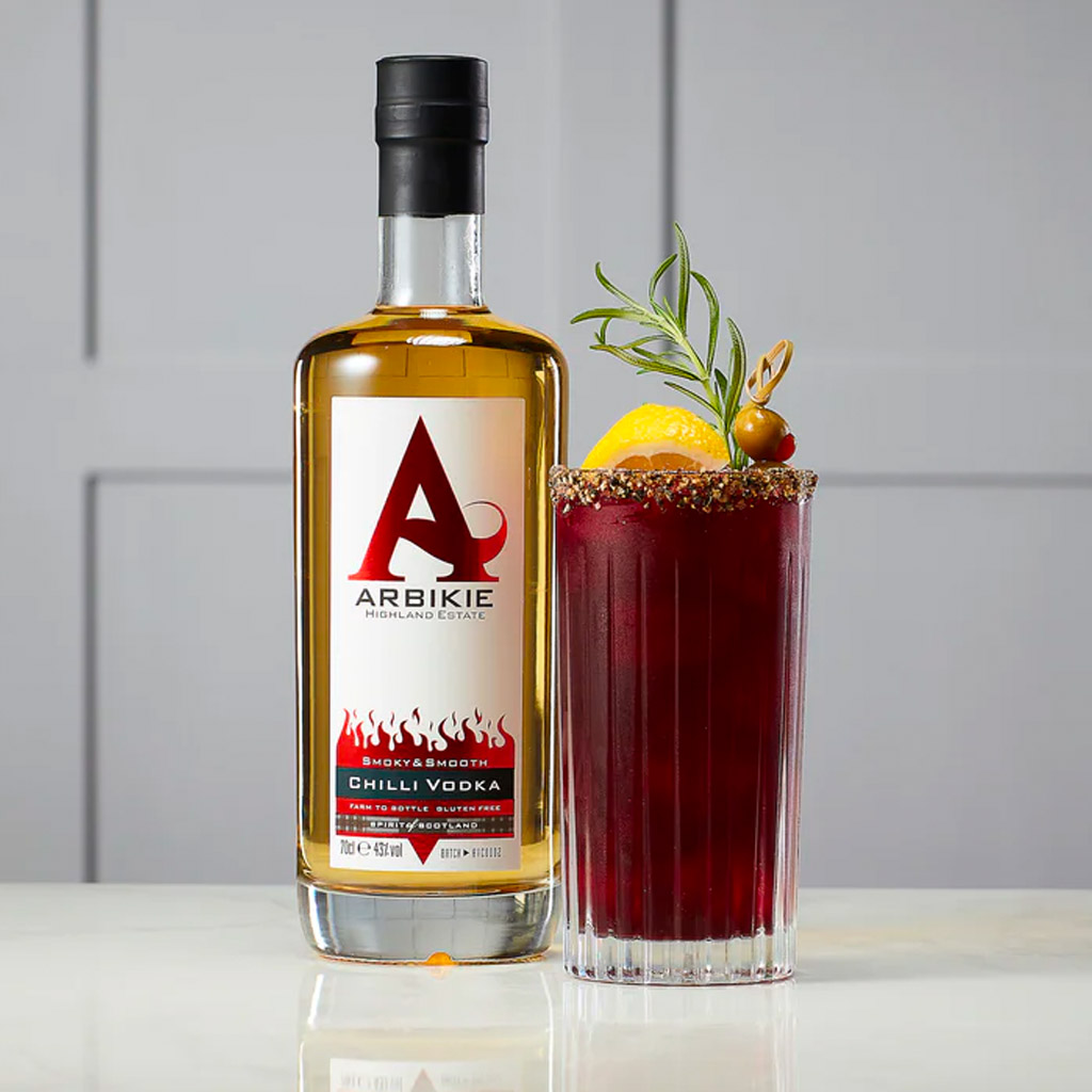 Arbikie Chillic Vodka Smoky Bloody Mary Cocktail