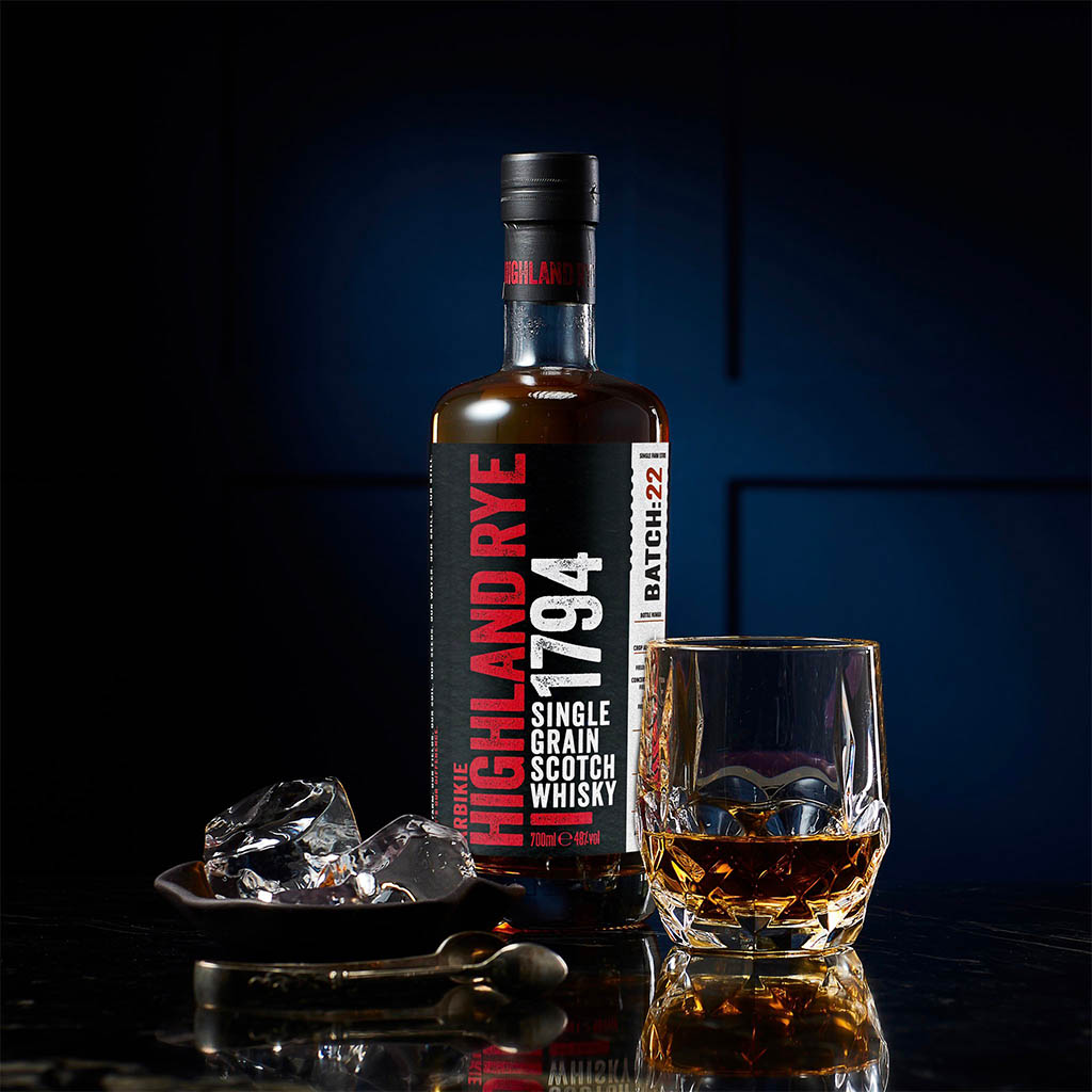 Arbikie 1794 Highland Rye Single Grain Scotch Whisky Batch 22 70cl Perfect Serve