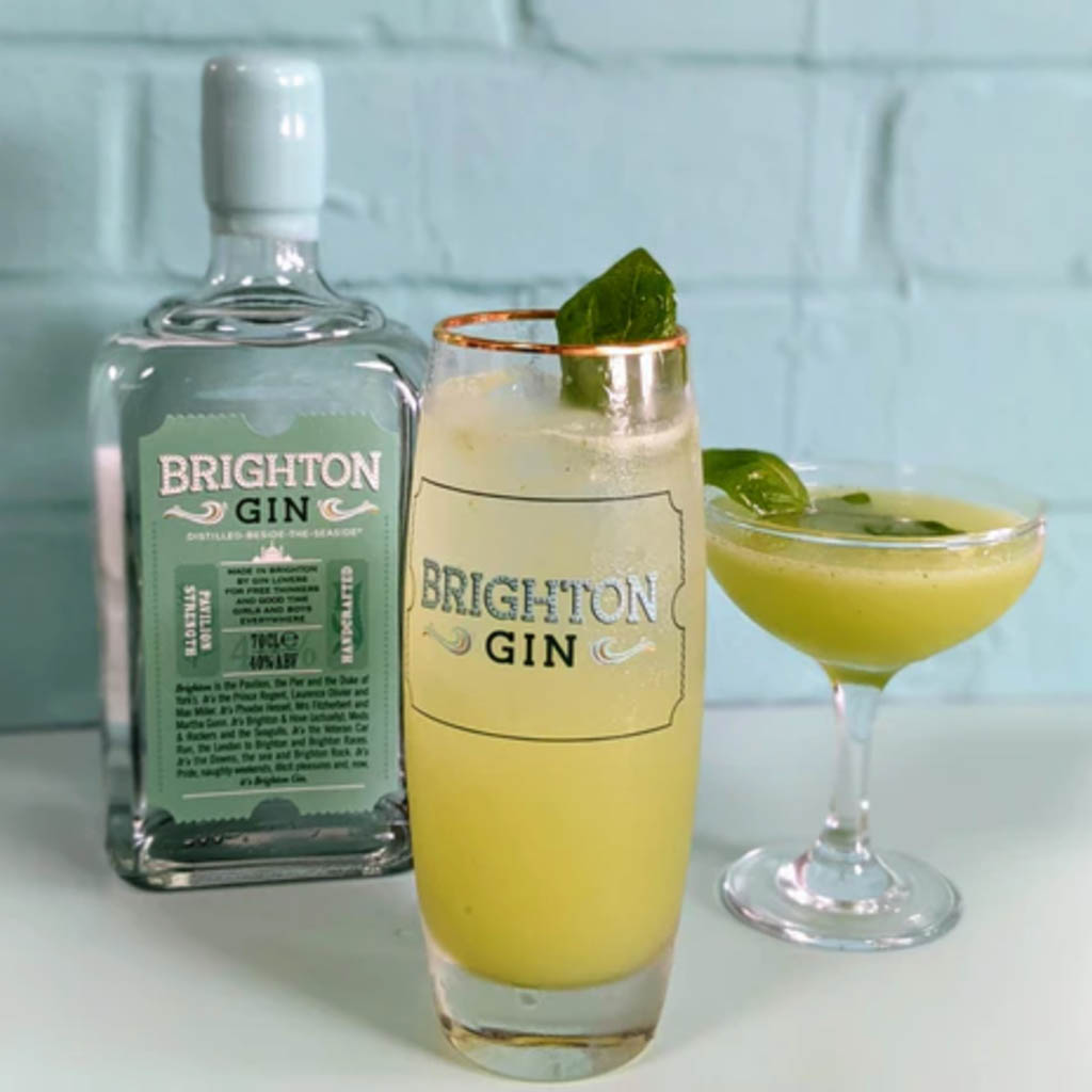 Brighton Gin Pavilion Strength (Mini) 5cl Basil Smash