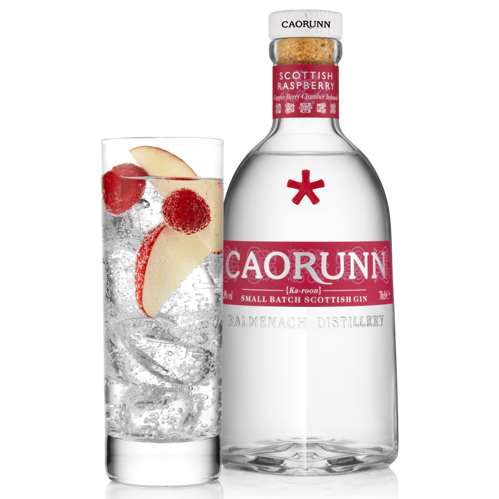 Caorunn Scottish Raspberry Gin Perfect Serve