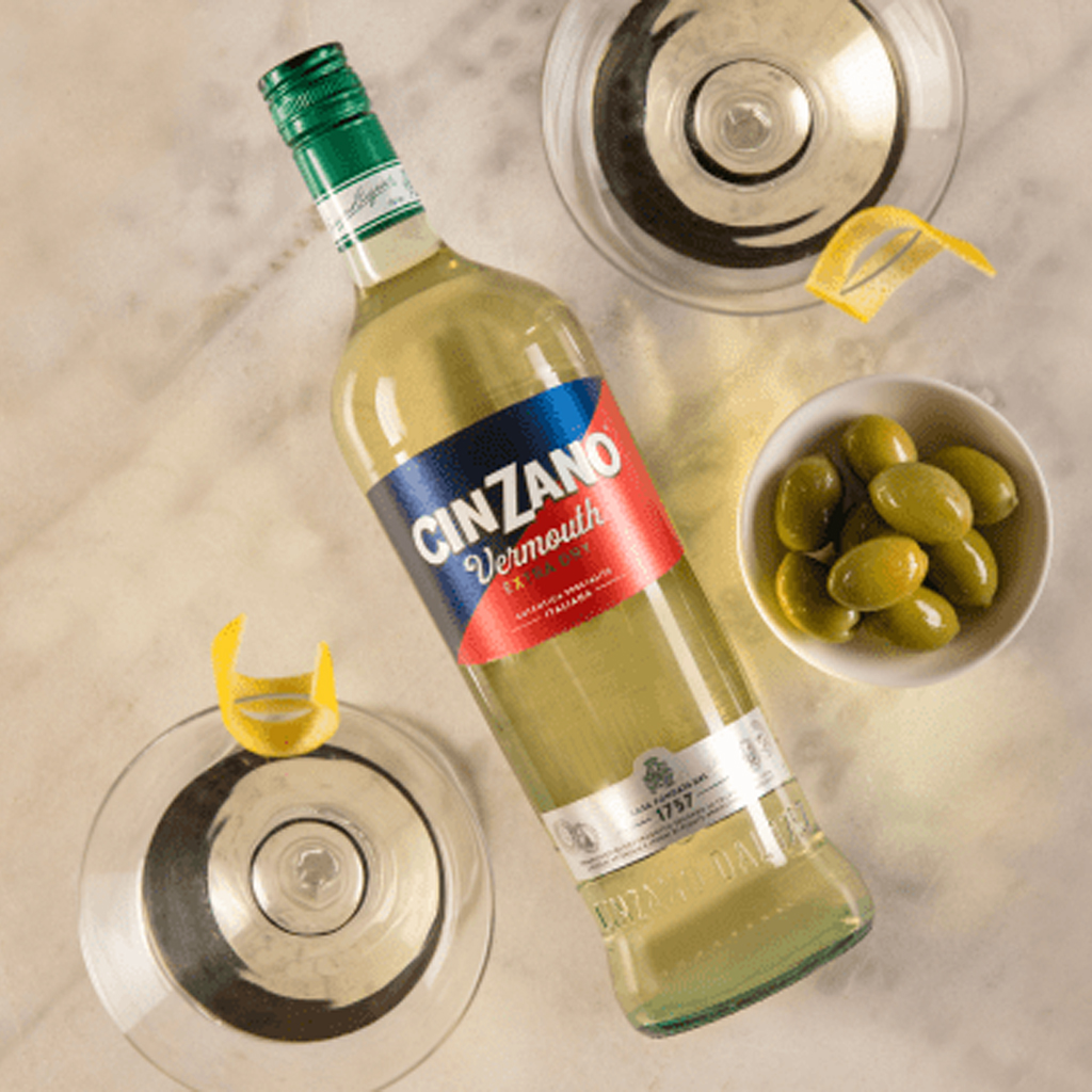 Cinzano Vermouth Extra Dry Perfect Serve