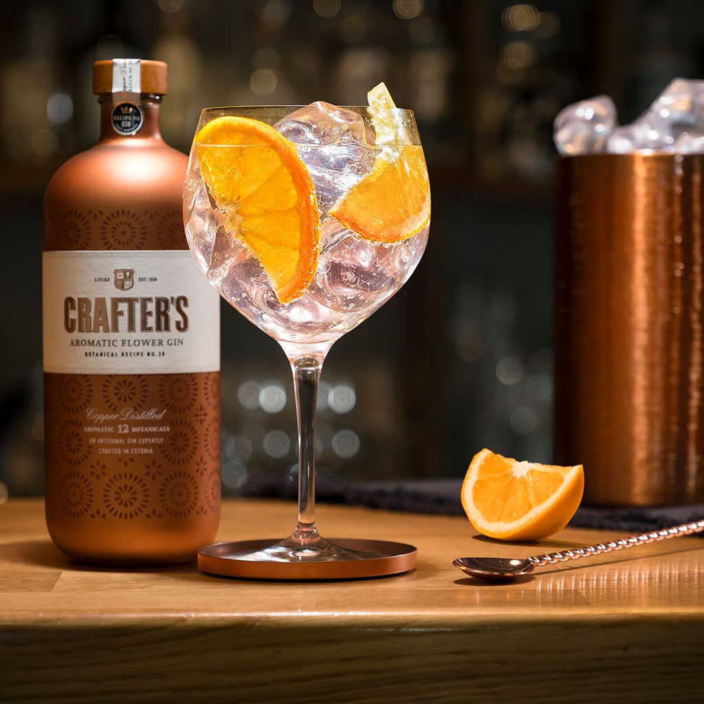 Crafter's Aromatic Flower Gin Perfect Serve