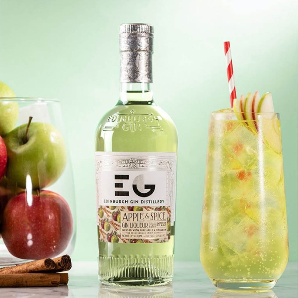 Edinburgh Gin Apple & Spice Gin Liqueur Perfect Serve