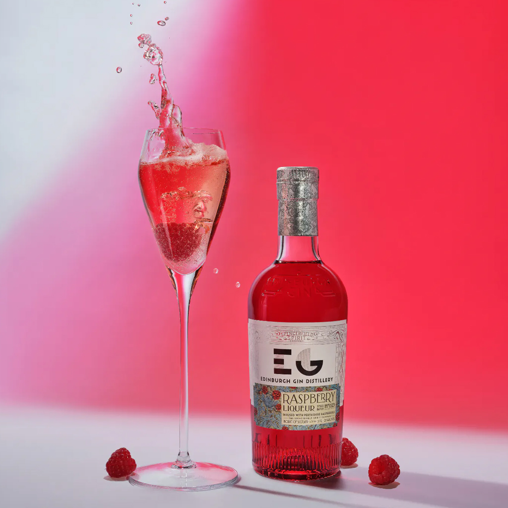 Edinburgh Gin Raspberry Liqueur Perfect Serve