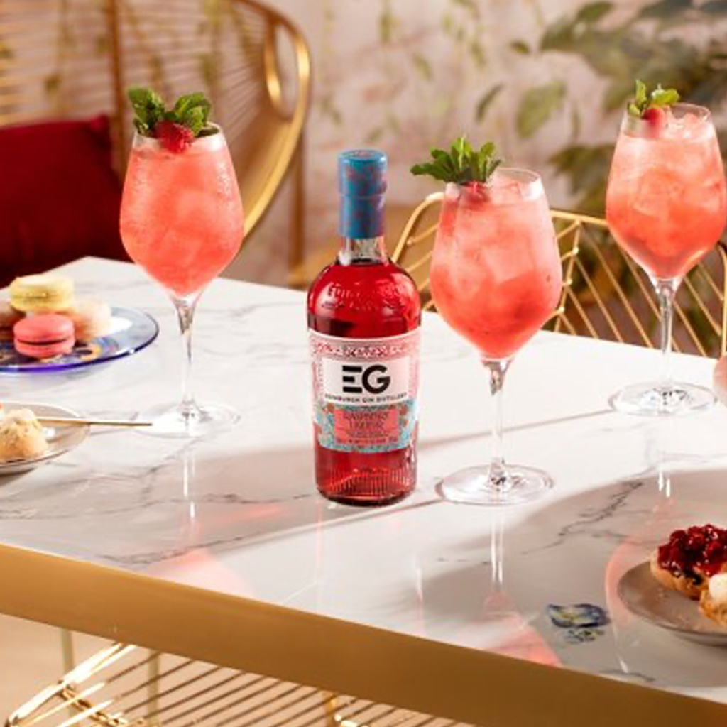 Edinburgh Gin Raspberry Liqueur Perfect Serve