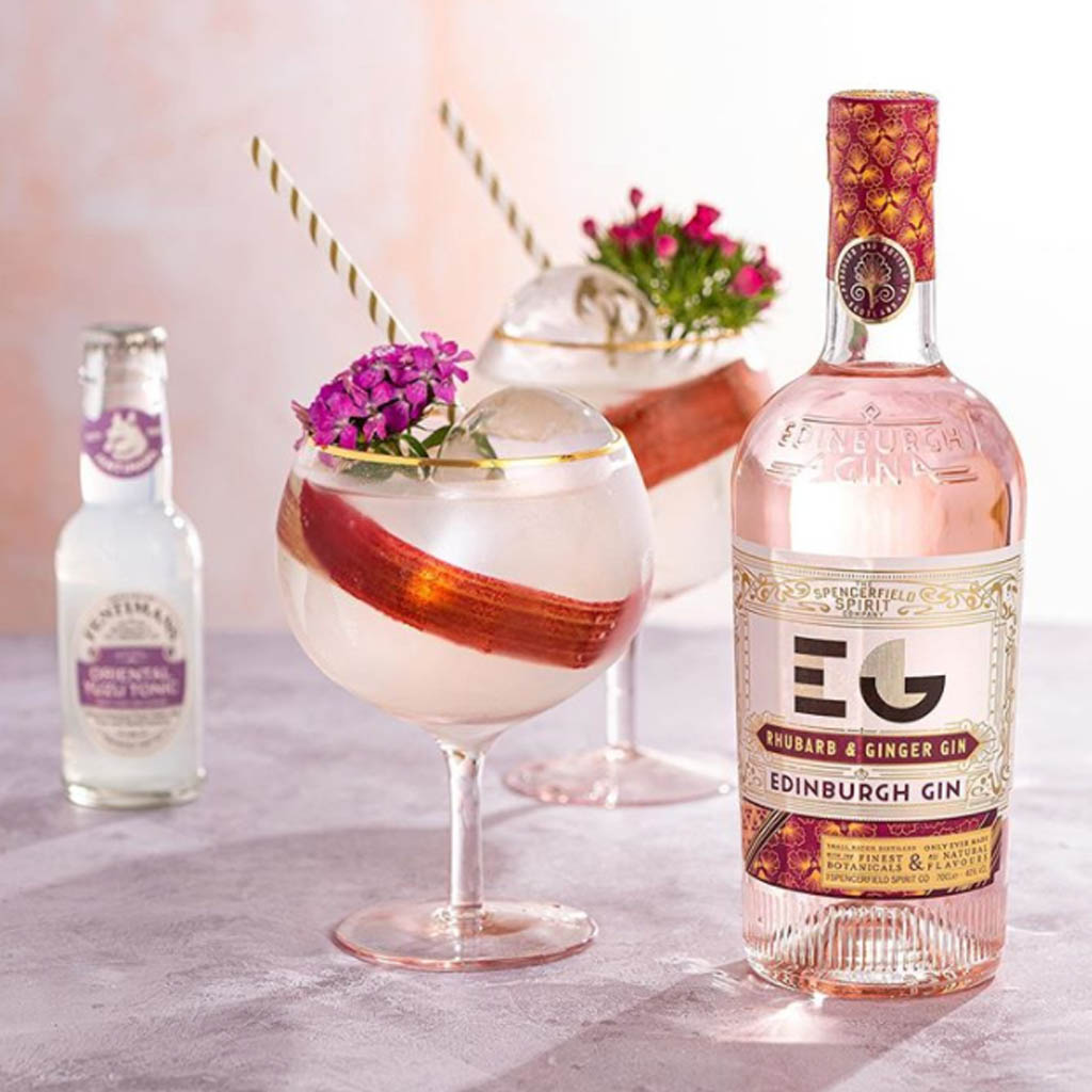Edinburgh Gin Rhubarb & Ginger Gin Perfect Serve