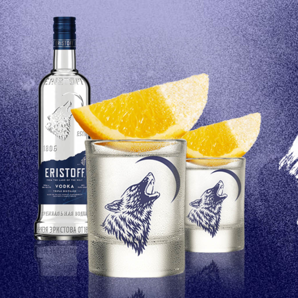 Eristoff Vodka Perfect Serve Snow Bite