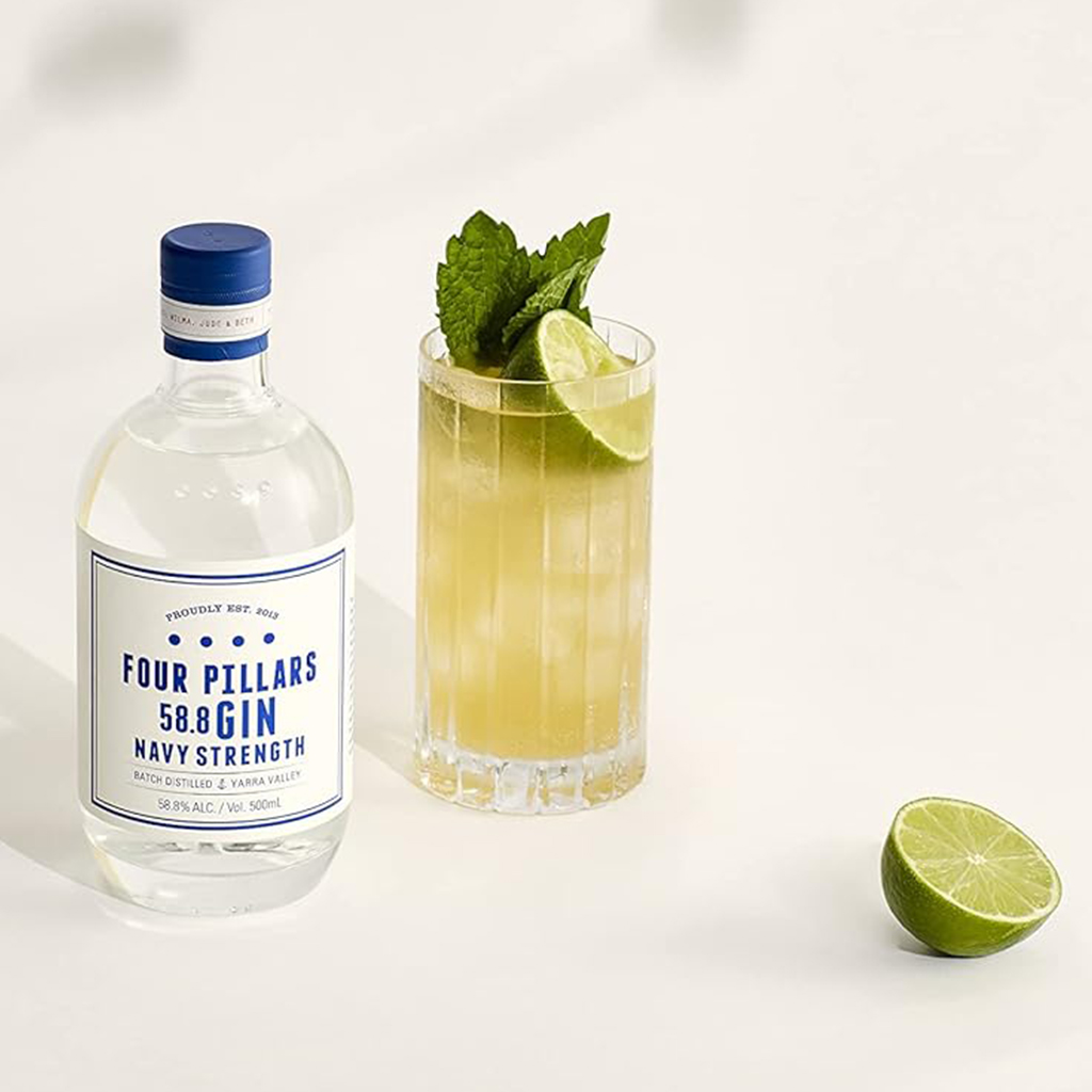 Four Pillars Navy Strength Gin Perfect Serve