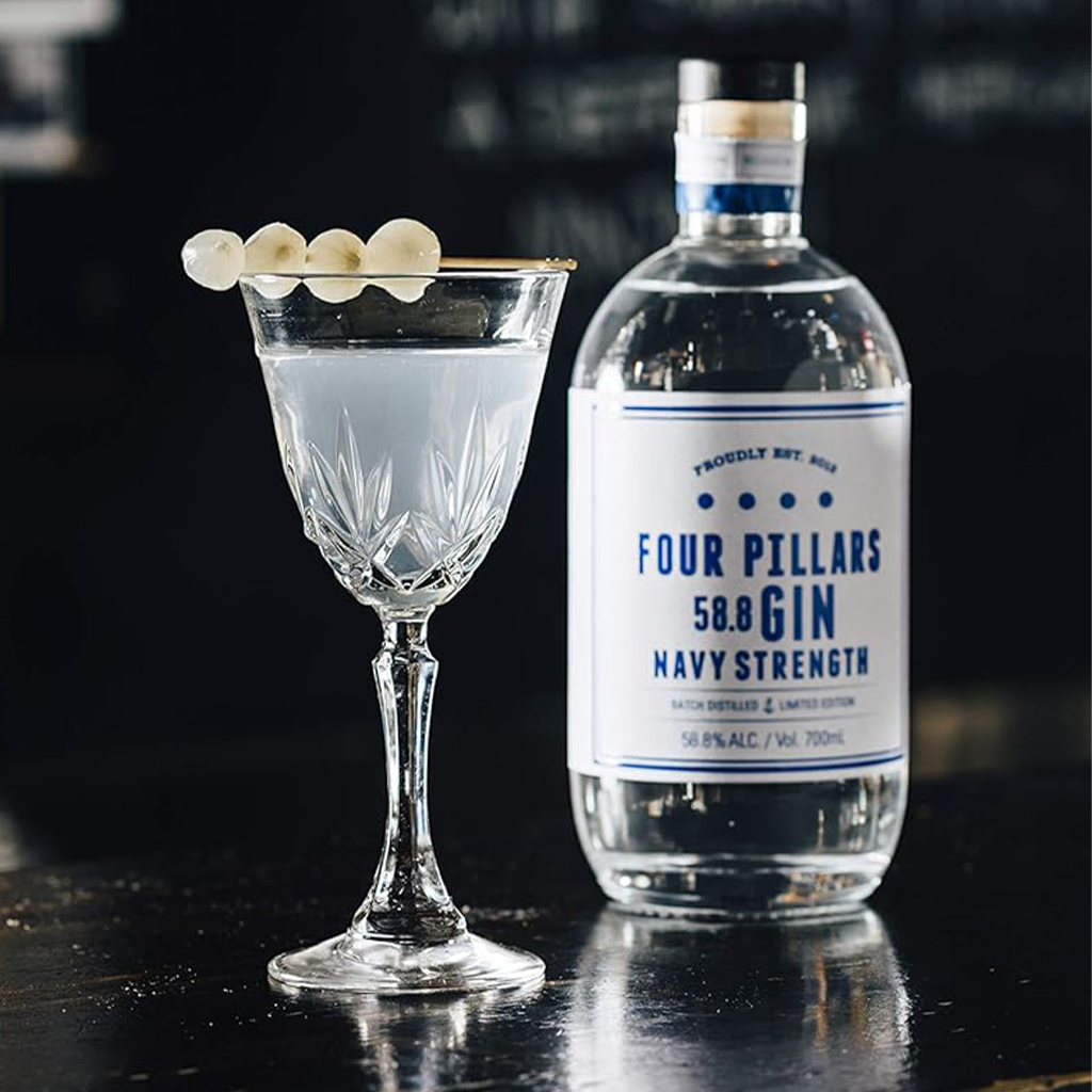Four Pillars Navy Strength Gin Perfect Serve