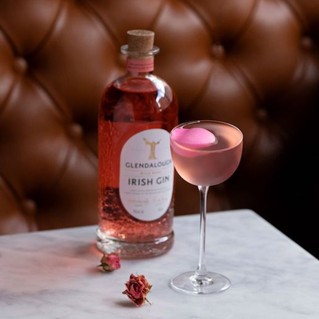 Glendalough Wild Rose Irish Gin Perfect Serve