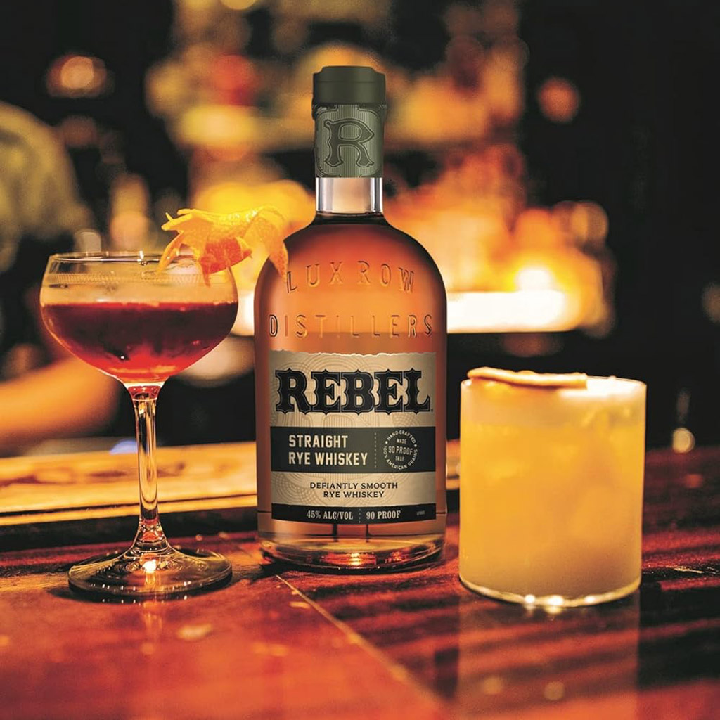 Rebel Straight Rye Whiskey Perfect Serve