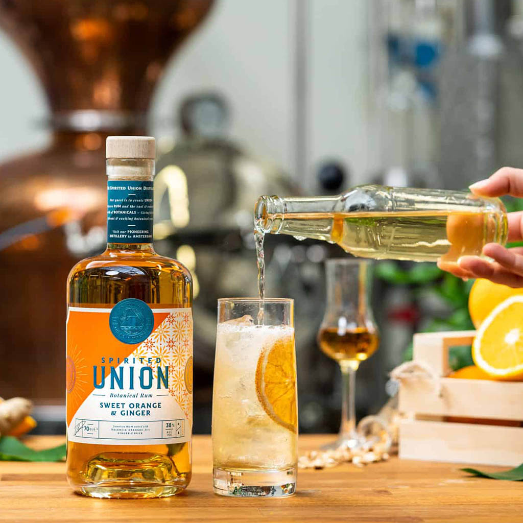 Spirited Union Sweet Orange & Ginger Botanical Rum 70cl