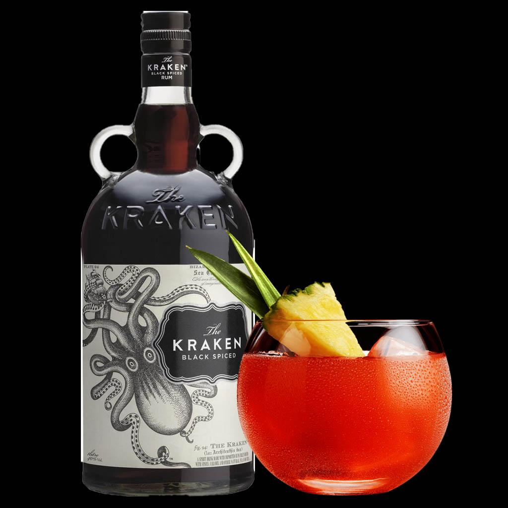 The Kraken Black Spiced Rum Perfect Serve The Toucan