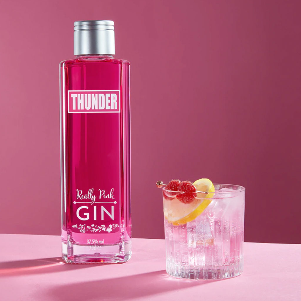 Thunder Really Pink Gin Perfect Serve