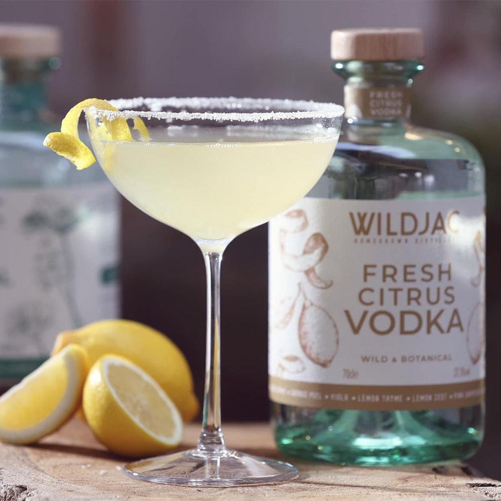 Wildjac Fresh Citrus Vodka Bees Knees Cocktail